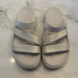 Crocs Women's gold Slide Sandals